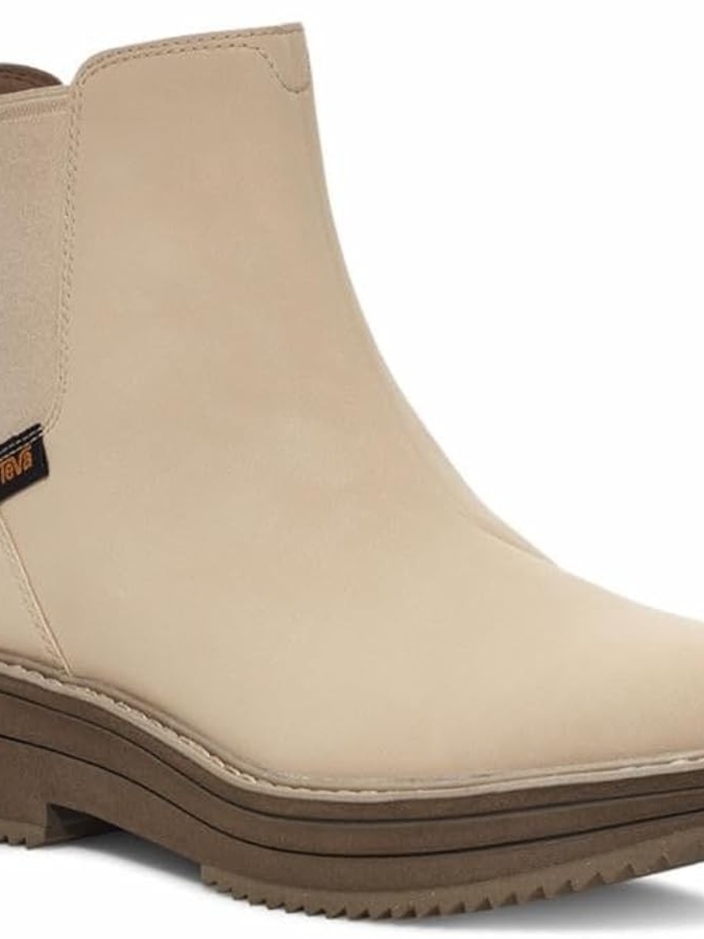 Teva Midform Chelsea Boot Sesame Leather Size 10 - Picture 2 of 9